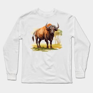 African buffallo Long Sleeve T-Shirt